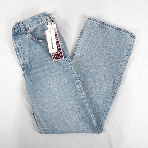 Aritzia Denim Forum Farrah Hi-Rise Wide Jeans in 15 Years Bleu - Size 25 NWT - Picture 2 of 11